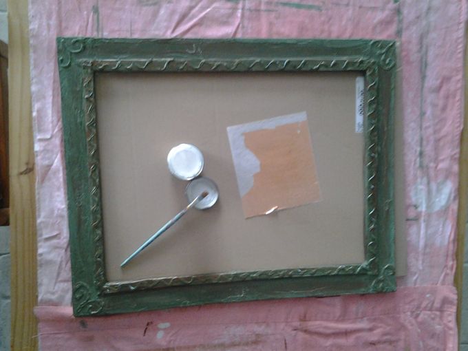 ...Cartone, colla, stucco, missione,colore, tanta tanta pazienza e...